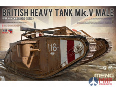 TS-020 Meng Model 1/35 BRITISH HEAVY TANK Mk.V MALE