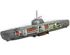 05078 Revell 1/144 Подводная лодка с внутренней отделкой Deutsches U-Boot Typ XXI mit Interieur