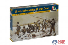 7071 Italeri пушка 15 cm. NEBELWERFER 41 with CREW (1:72)