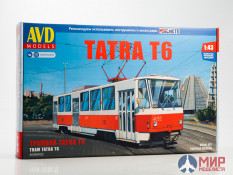 4046AVD AVD Models Сборная модель Трамвай Tatra-T6