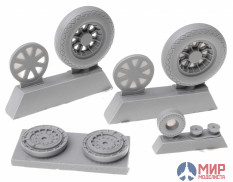 NS32042-a North Star Models 1/32 Wheels set for Vought F4U Corsair - No mask