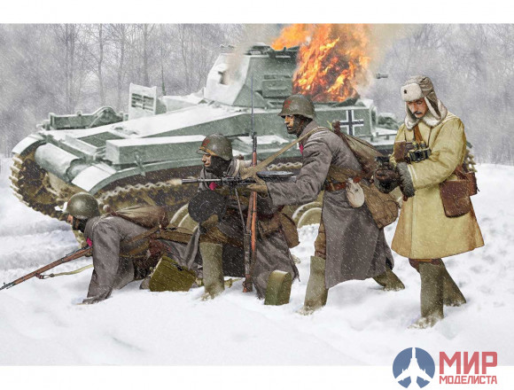 K6744 Dragon 1/35 Солдаты Soviet Infantry Winter 1941