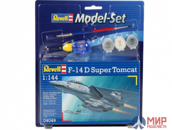 64049 REVELL ПОДАРОЧНЫЙ НАБОР С МОДЕЛЬЮ САМОЛЁТА F-14D SUPER TOMCAT (1:144)