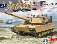 TS-032 Meng Model 1/35 USMC M1A1 AIM/U.S. Army M1A1 Abrams Tusk Main Battle Tank