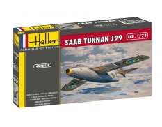 80260  Heller самолёт Saab Tunnan J29  1/72