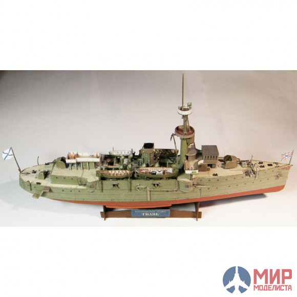 132 Бумажное моделирование Канонерская лодка "Гиляк" 1/200