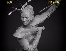 B-046 Altores Studio 1/10 Бюст Дочь Дракона Resin kit