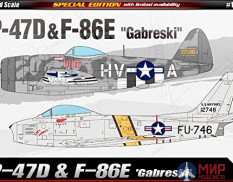 12530 Academy 1/72 Самолет P-47D & F-86E GABRESKI