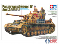 35378 Tamiya 1/35 Немецкий танк GERMAN TANK PANZER IV AUSF.G Sd.Kfz 161/1 с четырьмя фигурами