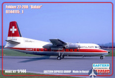 ее144115_1 Пас. самолет Fokker F-27-200 Balair Восточный экспресс, 1/144