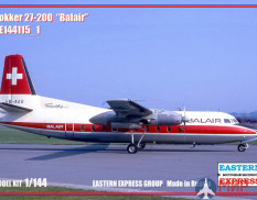 ее144115_1 Пас. самолет Fokker F-27-200 Balair Восточный экспресс, 1/144