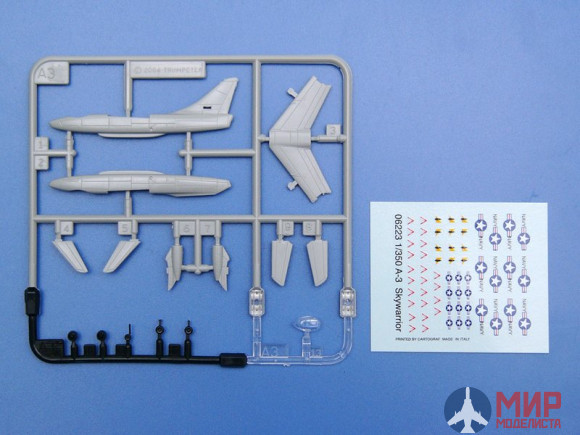 06223 Trumpeter 1/350 Scale Aircraft set for aircraft carrier A3-D SKY WARRIR (6шт)