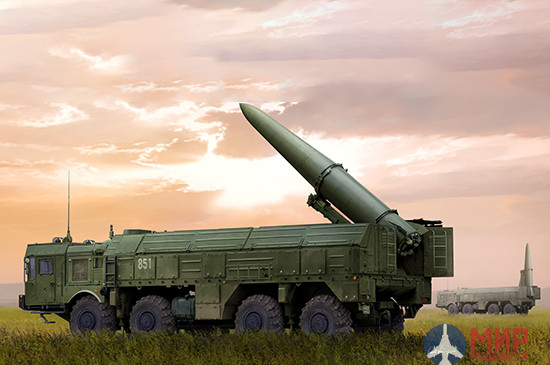 01051 Trumpeter 1/35 ракетный комплекс Russian 9P78-1 TEL for 9K720 Iskander-M System (SS-26 Stone)