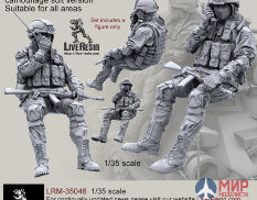 LRM35046 Live Resin Russian Army soldier in modern infantry combat gear system, set 8.