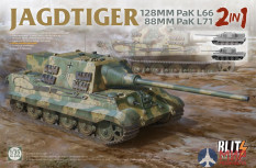 8008 Takom 1/35 JAGDTIGER (2 in 1) 128MM Pak L66 88MM Pak L71