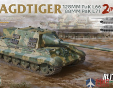 8008 Takom 1/35 JAGDTIGER (2 in 1) 128MM Pak L66 88MM Pak L71