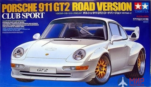 24247 Tamiya 1/24 Автомобиль Porsche 911 GT ROAD VERSION