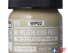 WP02 Gunze Sangyo Текстурная паста MR.WEATHERING Paste - Mud White