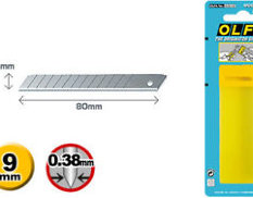 OL-AB-10B Olfa Лезвие OLFA сегментированное 9х80х0,38мм 10шт