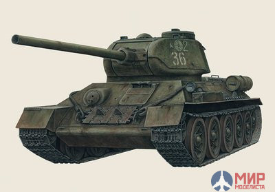 303507 Моделист 1/35 Советский танк Т-34/85
