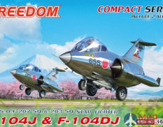 162703 Freedom Model Kits F104J & F104 DJ (Compact Series) include 2 Full Kits