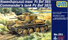 UM1-351 UM 1/72 Командирский танк Pz Bef 38 (t)