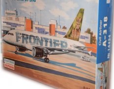 ее14434 Воcточный Экспресс 1/144 Самолет Авиалайнер A-318 Frontier