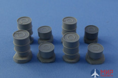 NS-43K-0024 North Star Models 1/43 Soviet 200 liter barrels 4 pcs