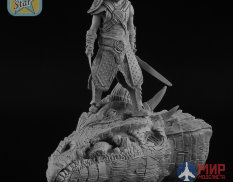 NS-F54/32025 North Star Models 54 mm Фигура Dragon slayer figire + Dragon head