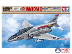 61121 Tamiya 1/48 MCDONNELL F-4B PHANTOM II с двумя фигурами пилотов