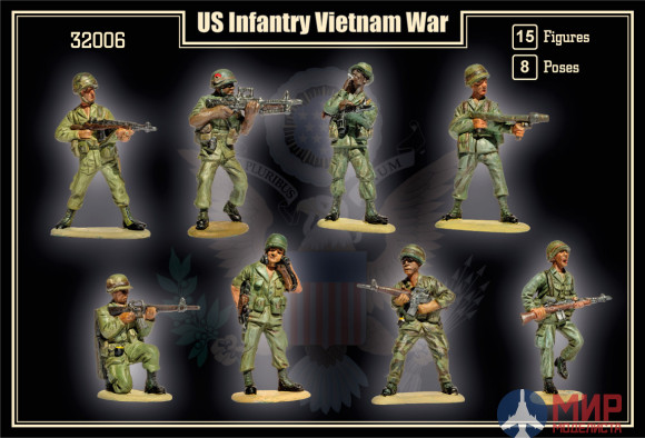 MR32006 MARS 1/32 Набор фигур US Infantry Vietnam war