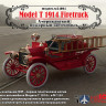 24004 ICM 1/24 Американский пассажирский  автомобиль Model T 1914 Firetruck