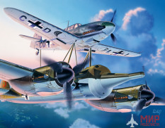 0072 Italeri самолет  MISTEL 1 JU 88 A-4 with BF 109F (1:72)