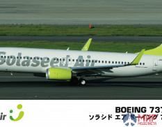 10740 Hasegawa 1/200 Пассажирский самолет SOLASEED AIR BOEING 737-800