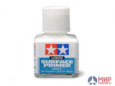 87096 Tamiya Грунтовка жидкая белая 40 мл. Liquid Primer White