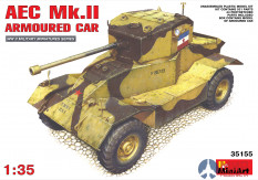 35155 MiniArt бронеавтомобиль  AEC Mk.II ARMOURED CAR  (1:35)