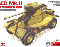35155 MiniArt бронеавтомобиль  AEC Mk.II ARMOURED CAR  (1:35)