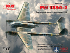 72292 ICM 1/72 Германский самолет-разведчик FW 189A-2, II МВ