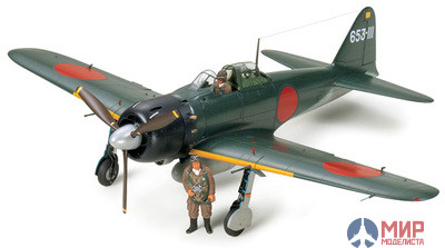 60318 Tamiya 1/32 Самолет A6M5 model 52