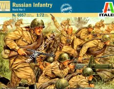 6057 Italeri солдаты WWII - RUSSIAN INFANTRY (1:72)