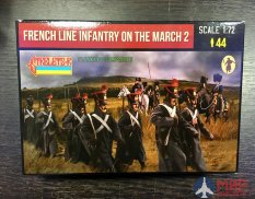 72220ST Strelets French Line Infantry on the March 2, 1/72