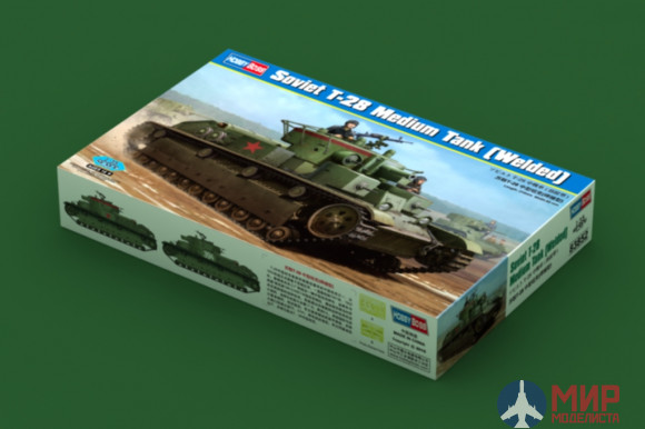 83852 Hobby Boss танк Soviet T-28 Medium Tank (Welded)  (1:35)