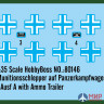 80146 Hobby Boss танк  Munitionsschlepper auf Panzerkampfwagen I Ausf A with Ammo Trailer  (1:35)