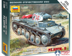 6102 Звезда 1/100 Немецкий легкий танк Pz.Kpfw .II