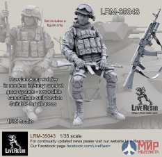 LRM35043 Live Resin  Russian Army soldier in modern infantry combat gear system, set 5