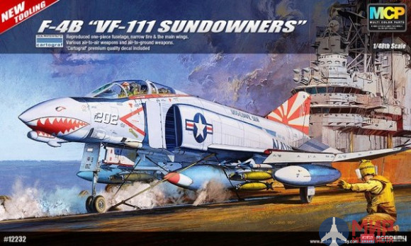 12232 Academy 1/48 Самолёт F-4B Sundowners