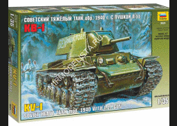 3624 Звезда 1/35 Танк КВ-1 обр. 40г. с пушкой Л-11