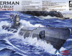 SE73503 AFV Club 1/350 Немецкая подводная лодка German U-Boat Type VII C