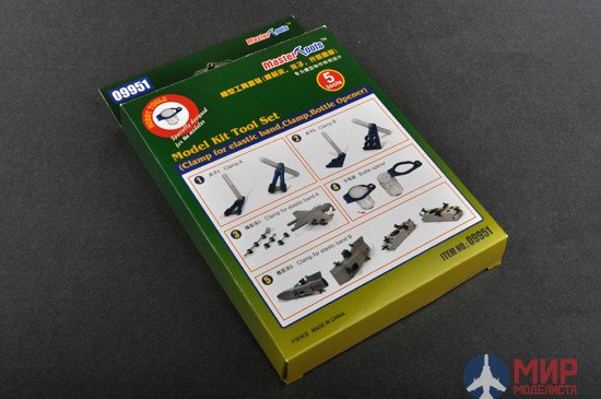 09951 Master Tools Набор инструментов (Model Kit Tool Set (Clamp for elastic band,Clamp)