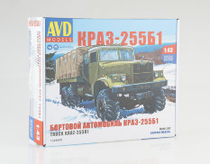 1344AVD AVD Models Сборная модель КРАЗ-255Б1 бортовой 1/43
